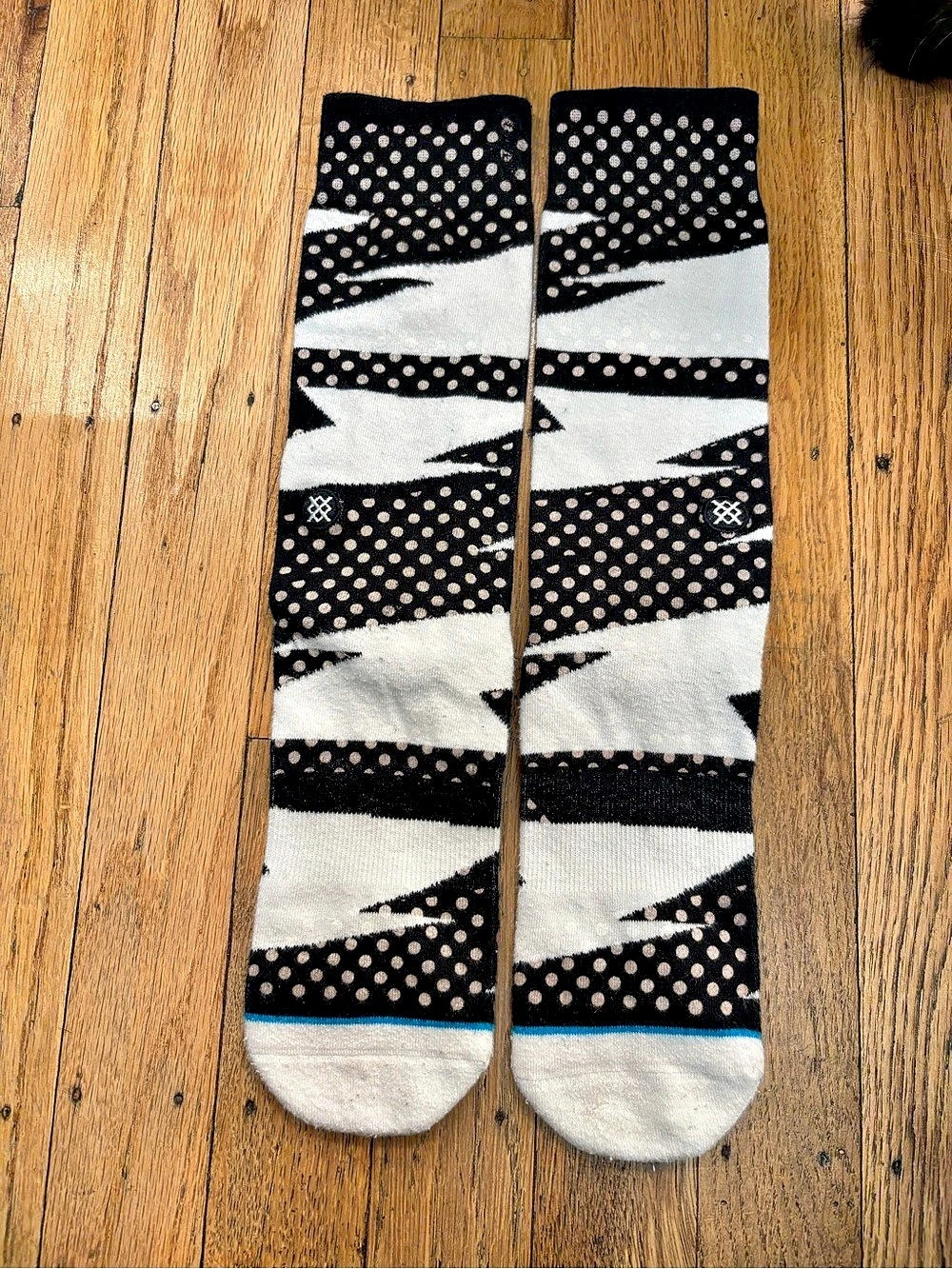 Stance Crew Socks Black & White